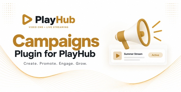 Campaigns - Plugin for PlayHub product preview